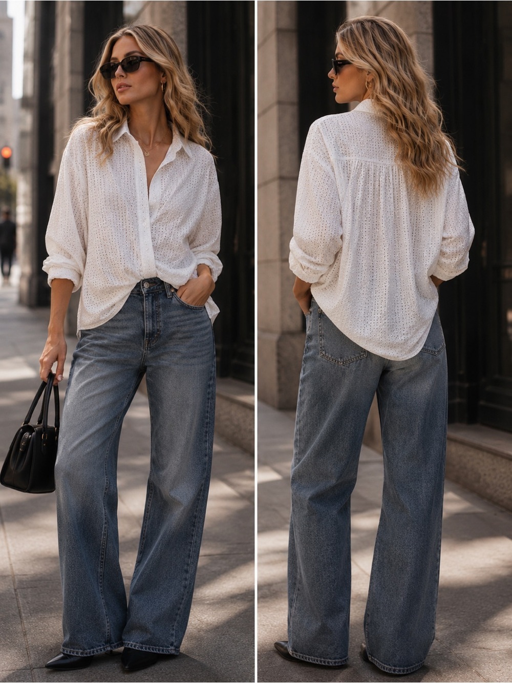 Young Fabulous & Broke Twisted Front Blouse Oversized S NWT